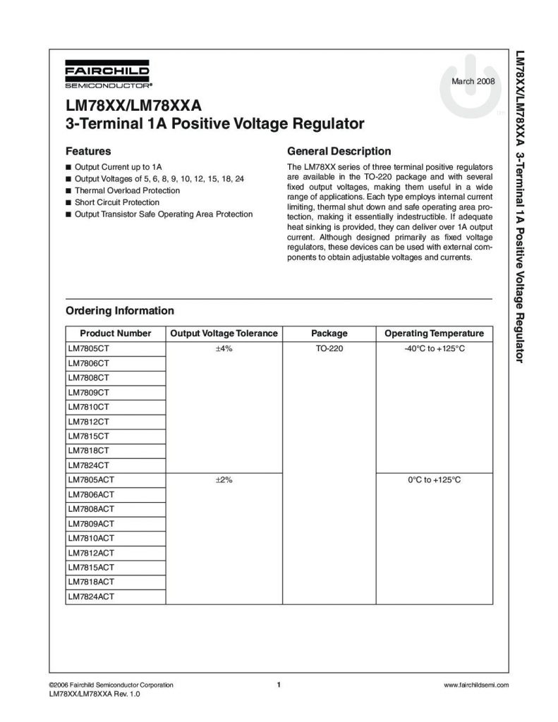 LM7805 - Electronics-Lab.com