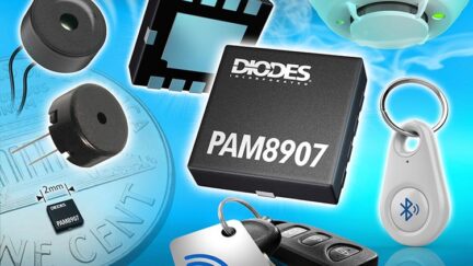 Selectable Output Piezo Sounder Driver from Diodes Incorporated Drives Higher SPL and Longer Runtimes