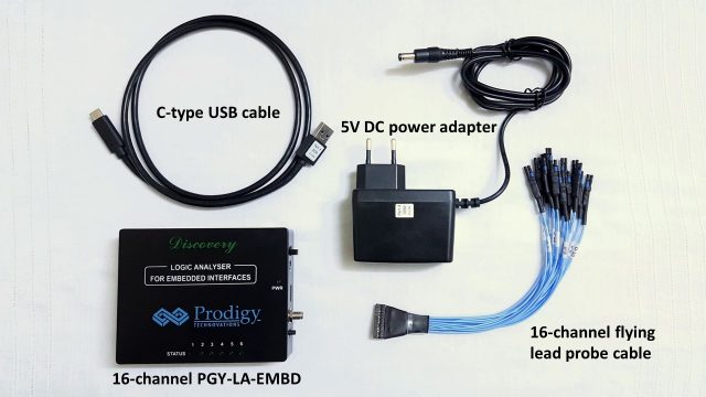 Prodigy Logic Analyser Hands-on Review Components