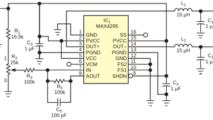 Maxim’s MAX4295 Circuit provides Class D motor control