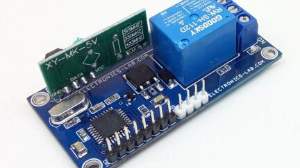 315Mhz RF Remote Receiver with On Board Relay – Arduino Compatible