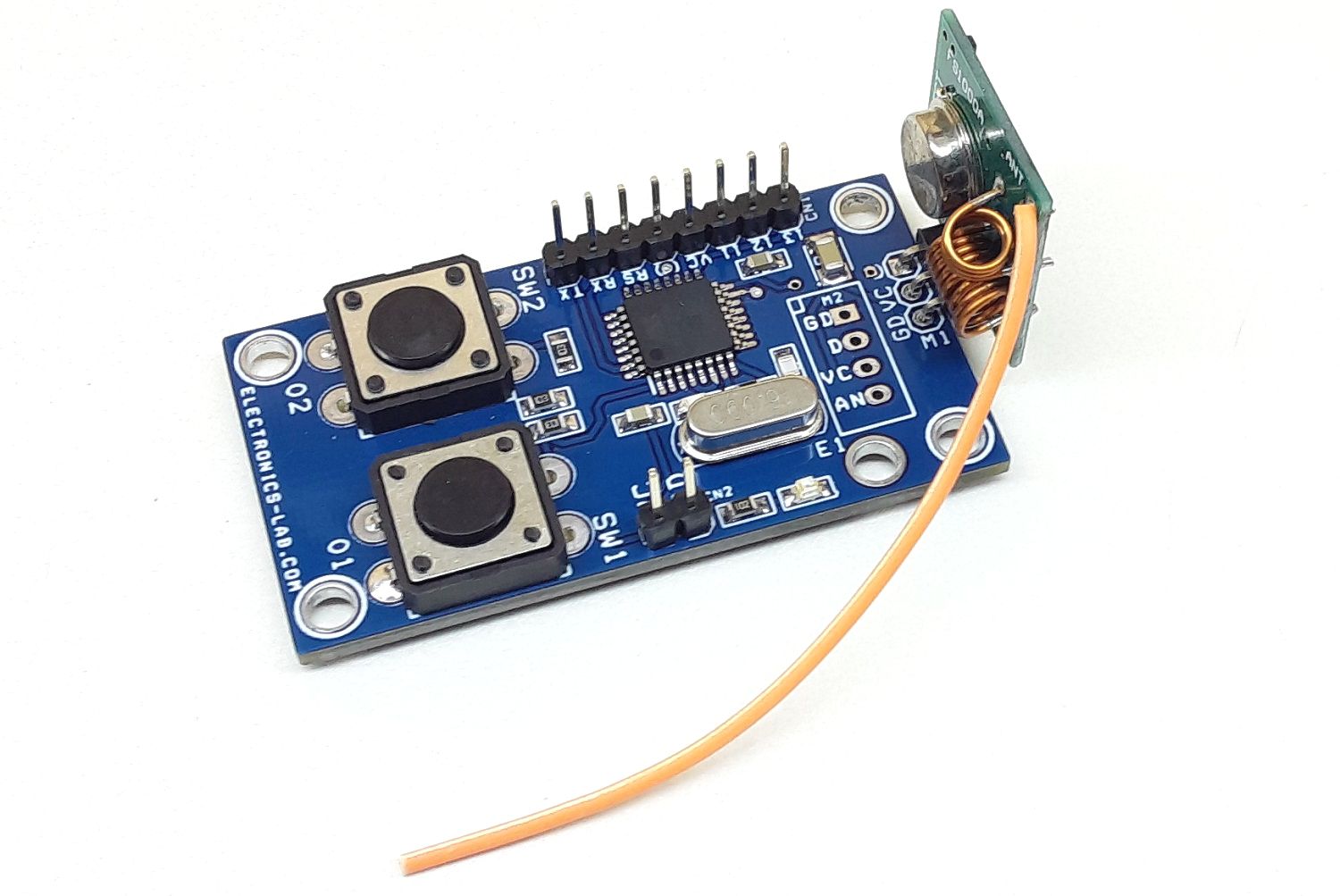 315Mhz RF Remote Transmitter – Arduino Compatible