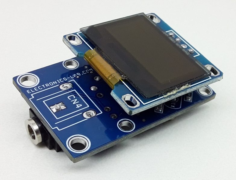 Analog Style VU Meter on OLED Display – Arduino Compatible