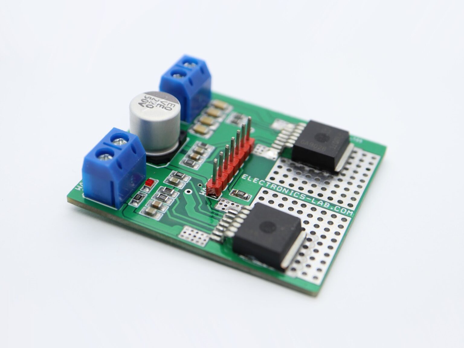 High Power Bidirectional DC Motor Driver using IFX007T Electronics