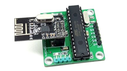 4-Channel Remote Receiver Using NRF24L01 Radio Module – Arduino Compatible
