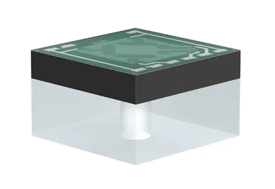 TDK’s MEMS Pressure Sensor Element measures in a range of 0 mbar to 100 mbar