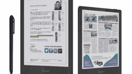 TopJoy Butterfly, a Pocket-Sized True Color DES Screen E-Reader