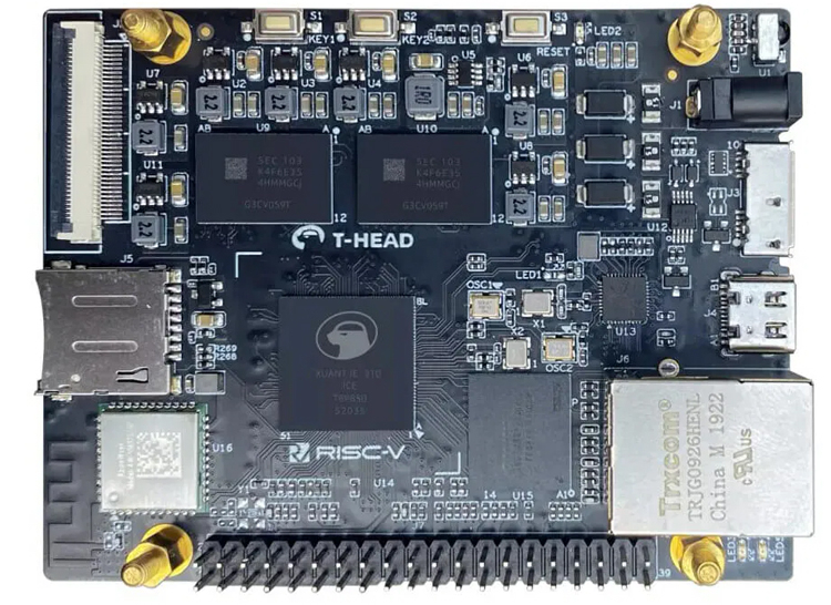 Meet Alibaba T-Head RVB-ICE RISC-V SBC – Supports Android 10/Debian 11 and 3D GPU Acceleration