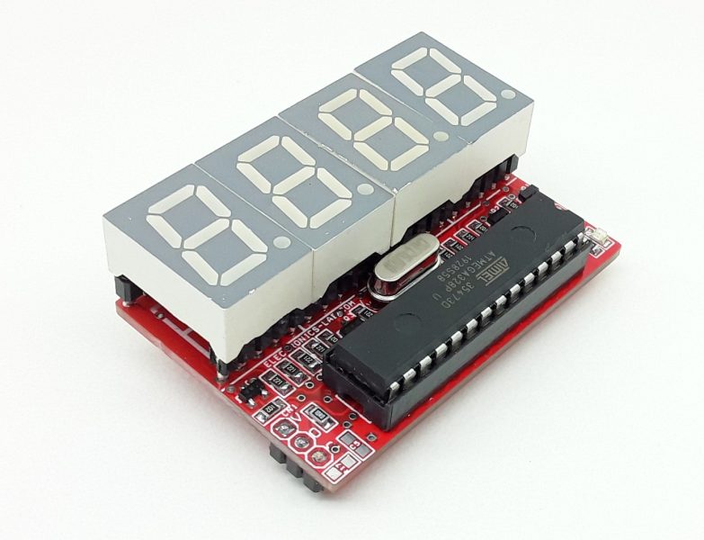 Arduino 4-Digit 0.5″ Common Cathode 7 Segment Display Module