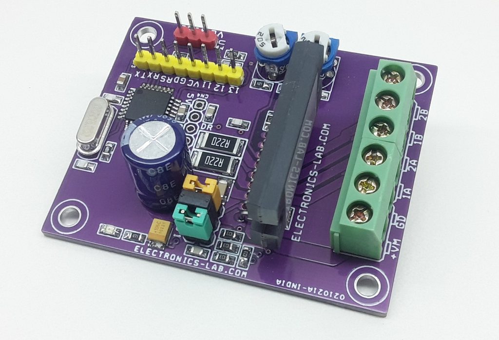 2.5A Bipolar Stepper Driver with Micro-Stepping, Current and Decay Control – Arduino Compatible