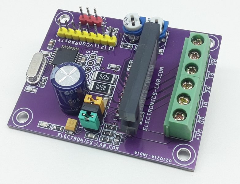 2.5A Bipolar Stepper Driver with Micro-Stepping, Current and Decay Control – Arduino Compatible
