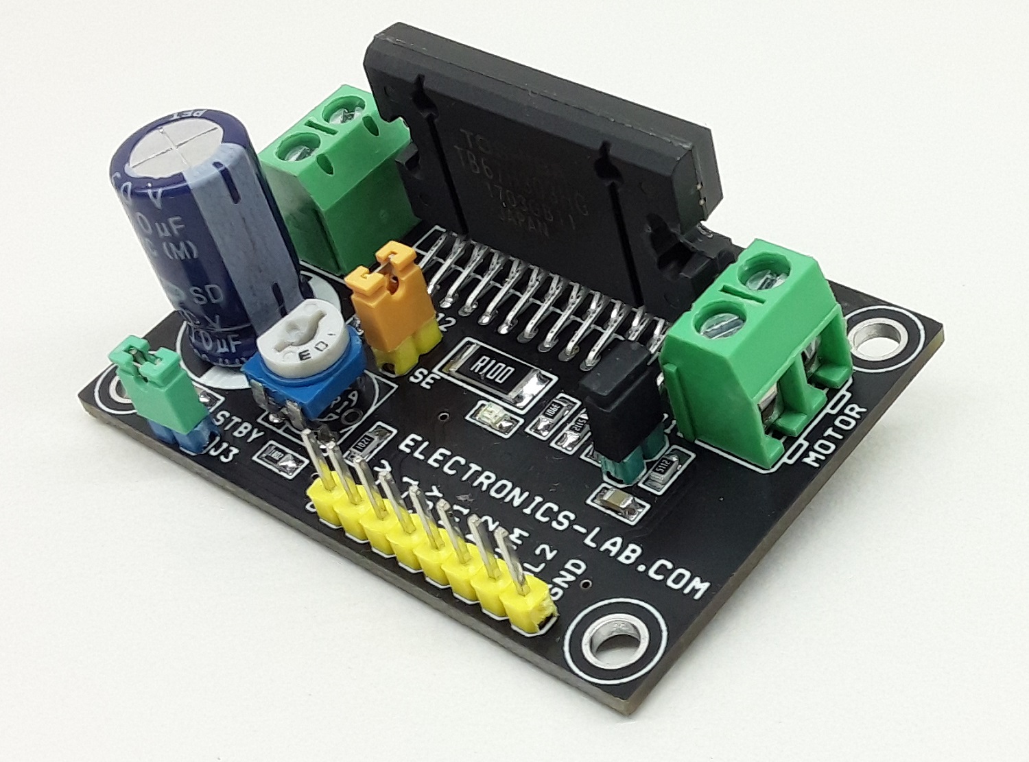 8A Brushed DC Motor Driver with Adjustable Constant Current, Direction Control, Brake Control, Speed Control