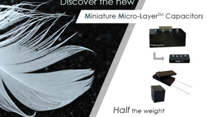 Exxelia revolutionary MML ultra-high energy density Film Capacitors save both space and weight