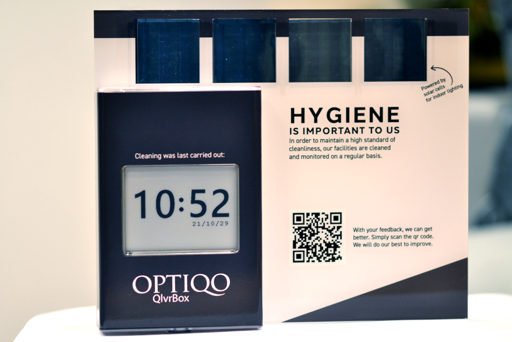 Worldwide launch of Optiqo’s QlvrBox extended with Epishine’s organic solar cells optimised to harvest indoor lighting.