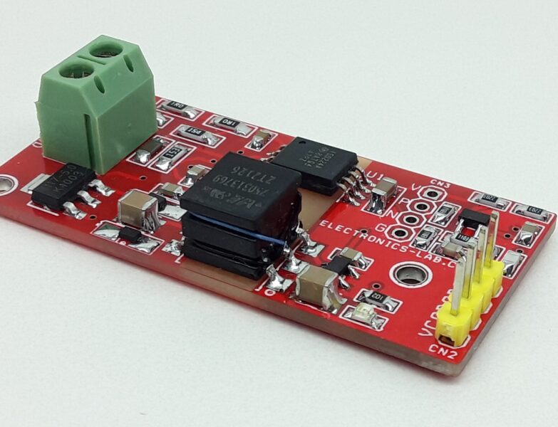250V AC Isolated Voltage-Sensing Circuit with Single output (250V AC Input 5V Output)