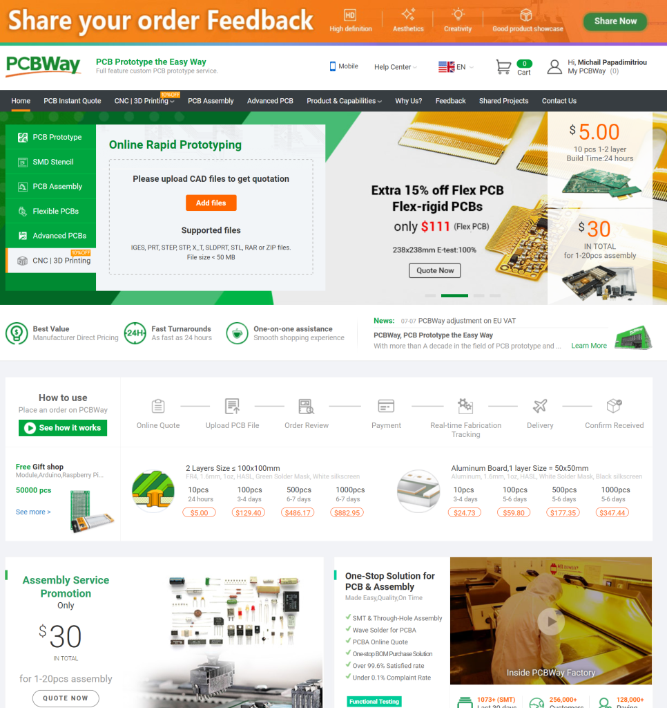 PCBWay 3D Printing Service Review