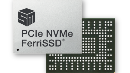 PCIe NVMe FerriSSD – Silicon Motion’s single-chip solid-state drive (SSD) offers high performance