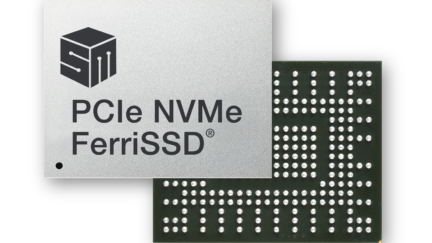 PCIe NVMe FerriSSD – Silicon Motion’s single-chip solid-state drive (SSD) offers high performance