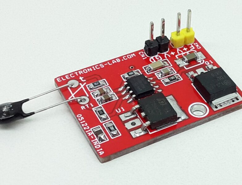 PWM Temperature Controlled FAN using TC648 and NTC sensor