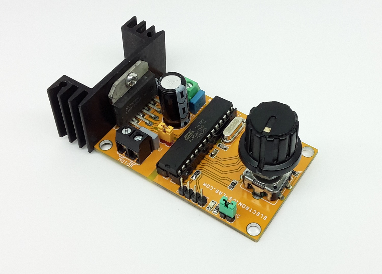 Brushed DC Motor Controller Using Rotary Encoder – Arduino Compatible