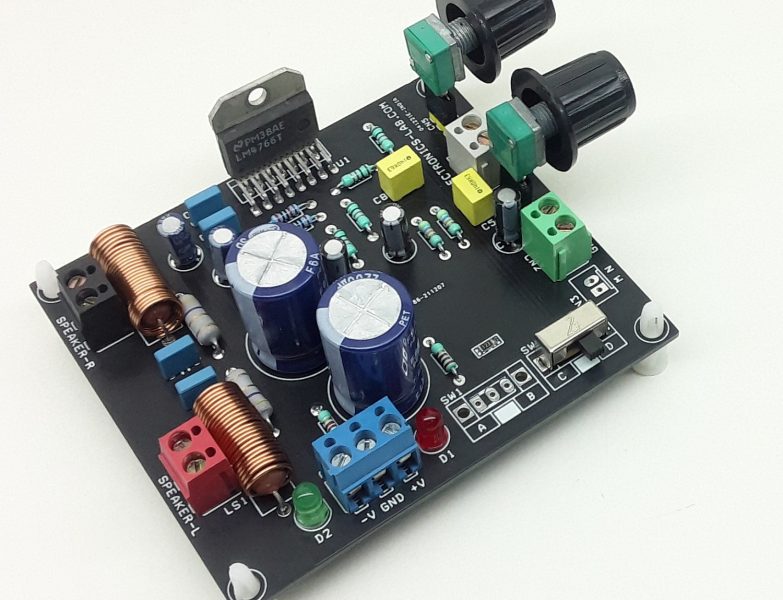 Dual 40W Audio Power Amplifier with Mute