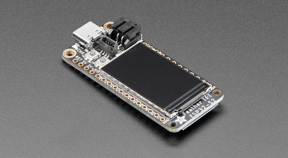 Adafruit Releases ESP32-S2 TFT Feather Board with Wi-Fi And Built-in Native USB