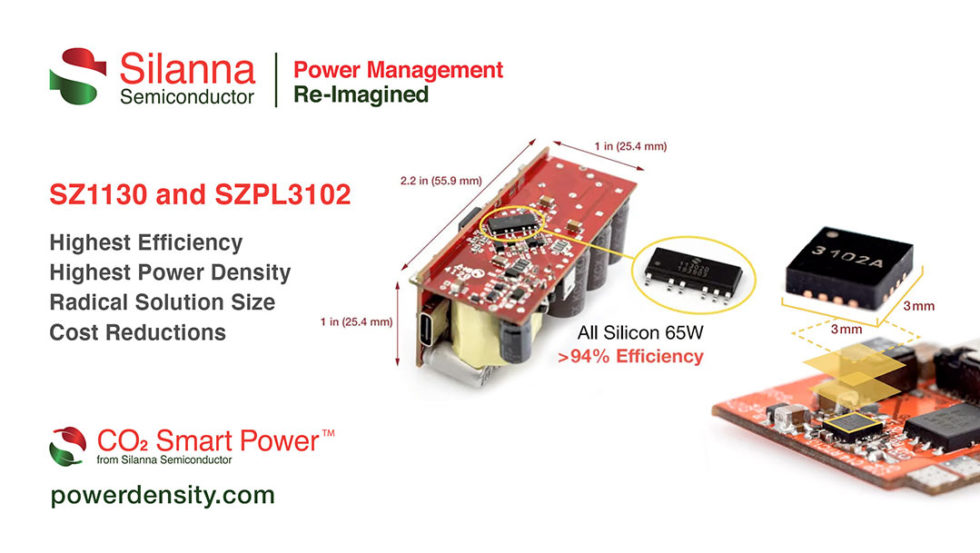 33W charger reference design uses silicon mosfets