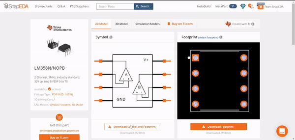 SnapEDA Updates – New Parts – New formats and Desktop App is now available