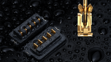 Waterproof connectors eliminate mating misalignments