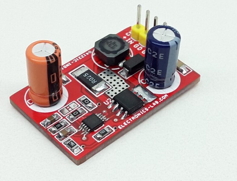 3V to 5V DC Output Step-Up DC-DC Converter using MAX668