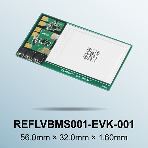 ROHM’s New Ultra-High Efficiency Battery Management Solution Evaluation Board for Thin, Compact IoT Devices