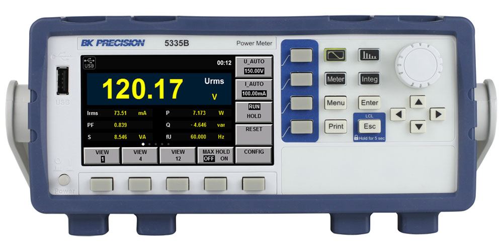 B&K Precision 5335C Single-Phase AC-DC Power Meters