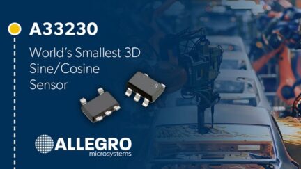 A33230: 3D Hall-Effect Sensor with Sine/Cosine Outputs