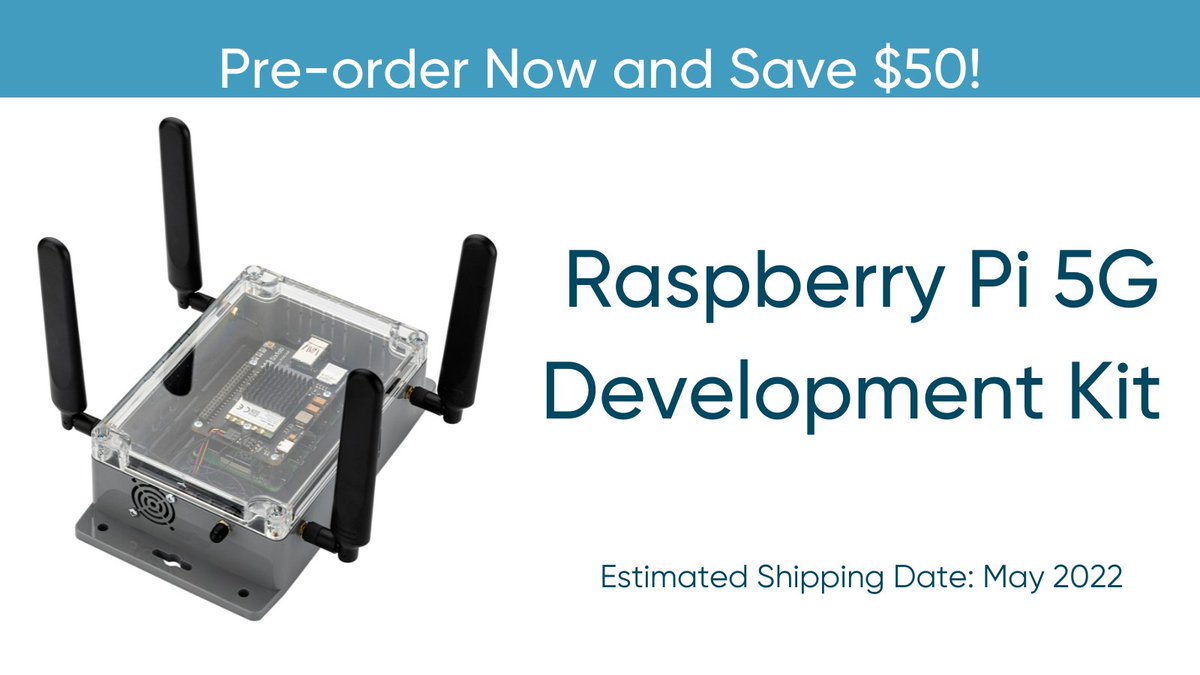 Raspberry Pi 5G Dev Kit to test 5G based PoCs