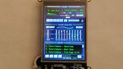 PyPortal Winamp MP3 Player