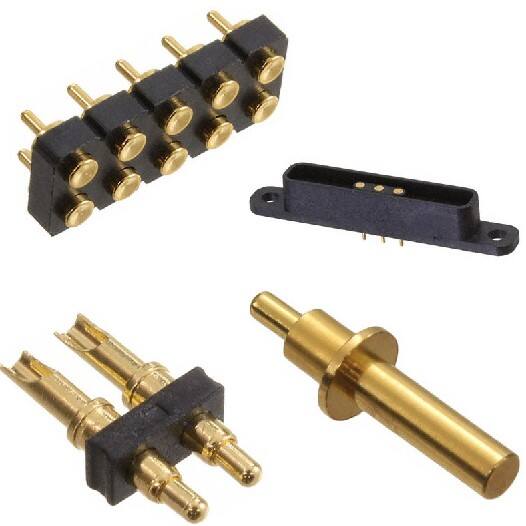 Spring-Loaded Connectors and Pins in stock