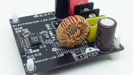 High Current Half-Bridge with Over Current & Voltage Feedback for Step Down DC-DC Converter