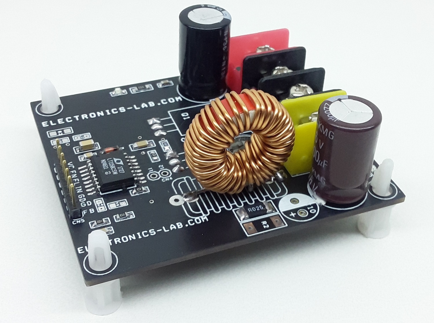 High Current Half-Bridge with Over Current & Voltage Feedback for Step Down DC-DC Converter