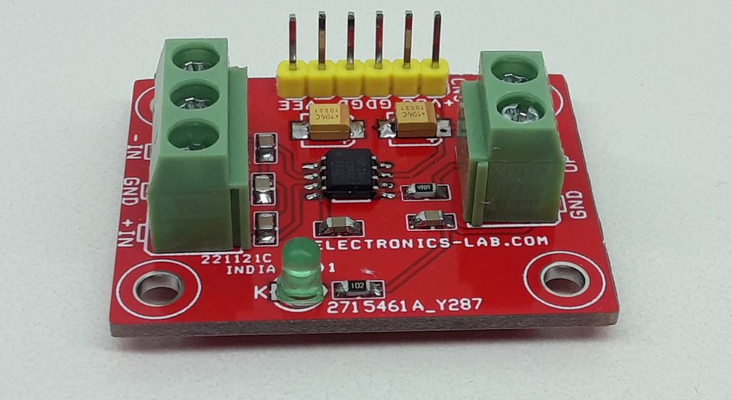 Audio Line Receiver using INA134