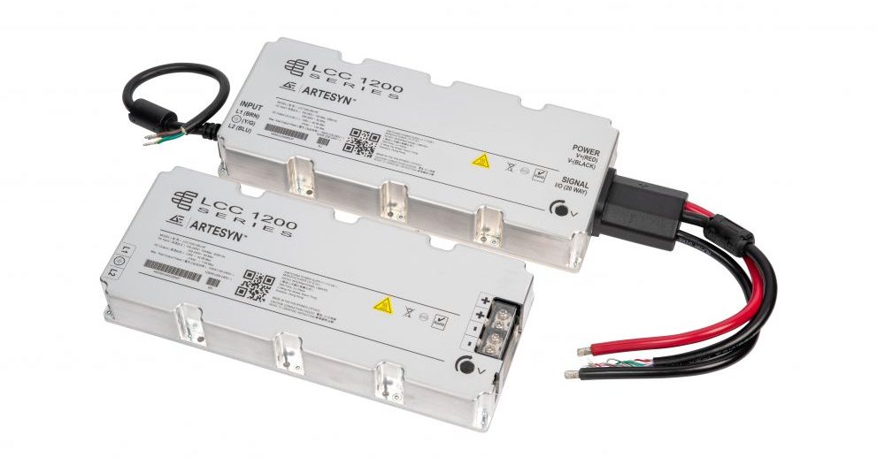 Conduction-cooled ac-dc supplies deliver up to 1.2 kW, 93.5% efficiency in a compact form factor