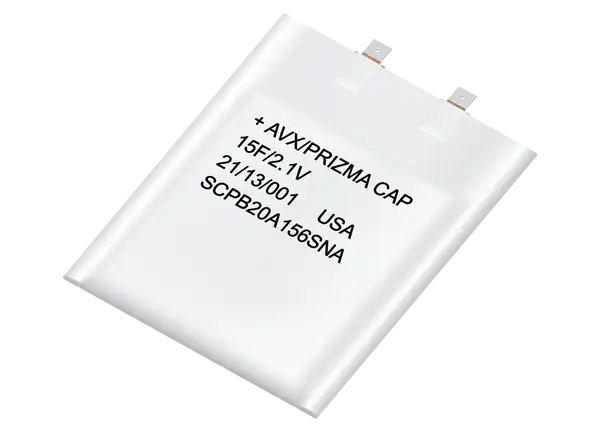 Kyocera AVX PrizmaCap™ Supercapacitor is 3500 mF