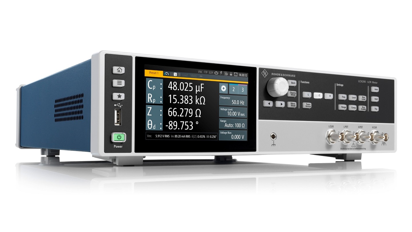 New R&S LCX strengthens Rohde & Schwarz portfolio for high performance impedance measurements