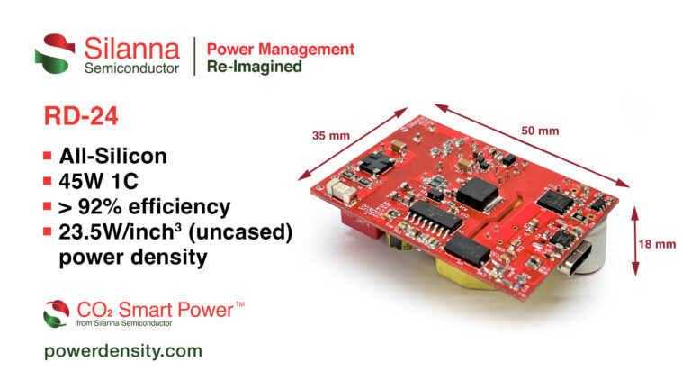 All-silicon reference design covers 45-W fast charging circuit