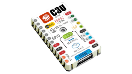 M5Stamp C3U IoT Module Incorporates RISC-V-based ESP32-C3 Microcontroller