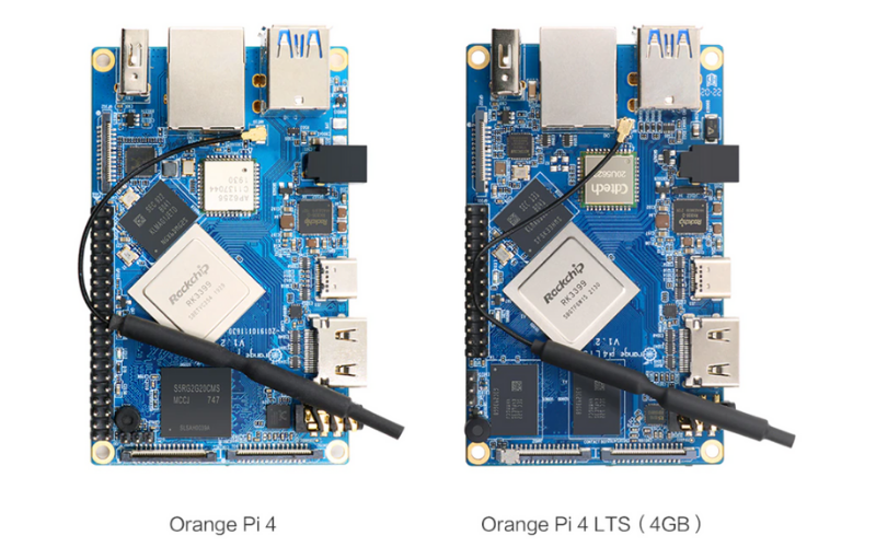 Orange Pi 4 vs Orange Pi 4 LTS