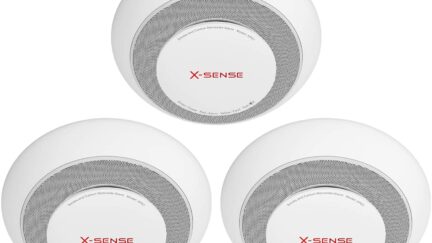 X-Sense XP01-W Smoke and Carbon Monoxide Alarm Detector with Up To 10-Year Battery
