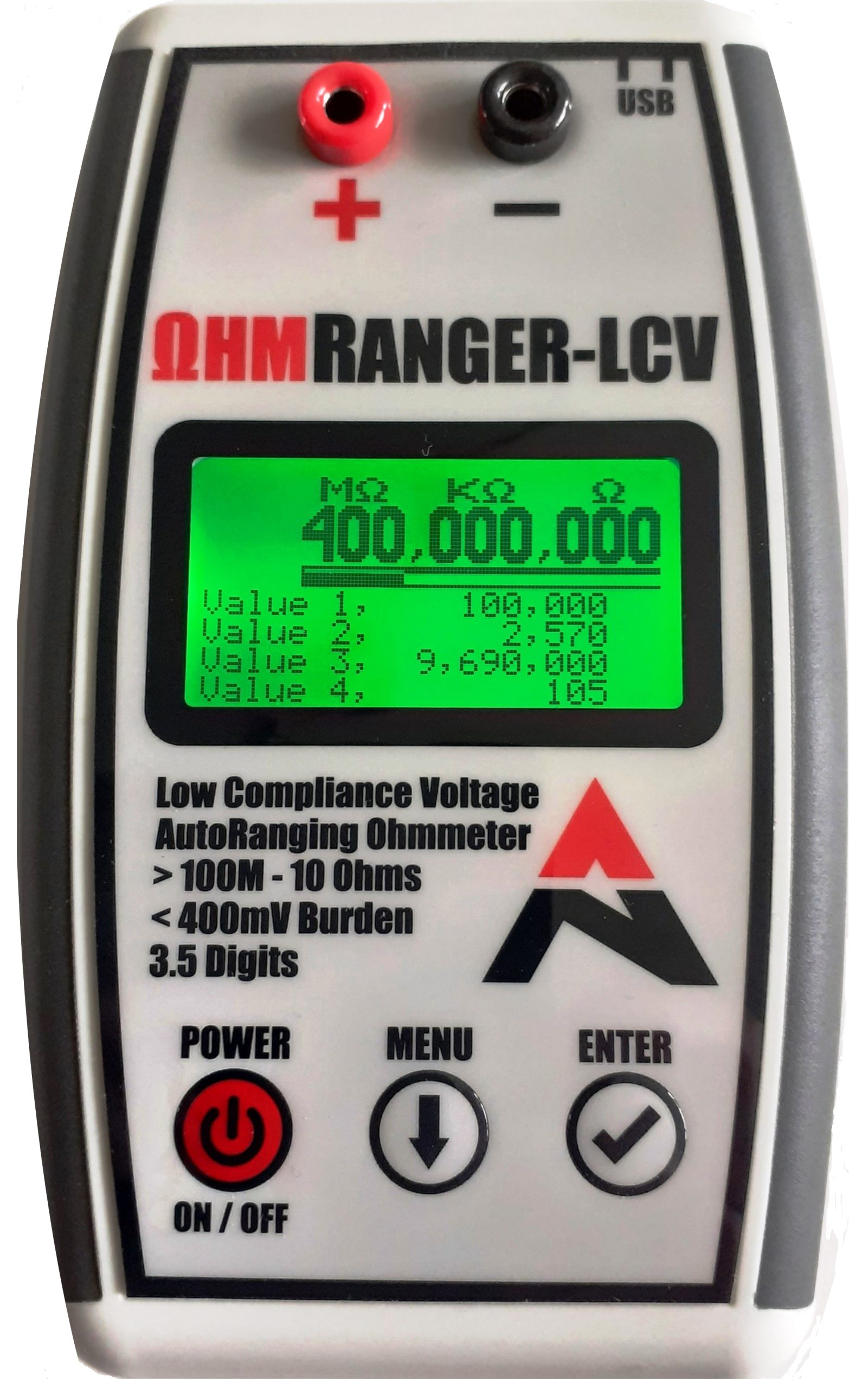 Affordable Low Compliance Voltage OR-01 OhmRanger-LCV™ Ohmmeter