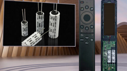 VINATech VPC Hybrid Capacitors replace Batteries in new, eco-friendly Samsung TV Remote