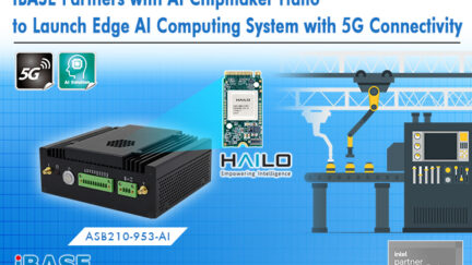 IBASE Partners with AI Chipmaker Hailo to Launch Edge AI Computing System with 5G Connectivity