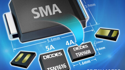 Space-saving schottky rectifiers from Diodes